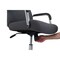 Global Industrial High Back Fabric Task Chair, Charcoal Gray, Fixed Arms, High Back 695622GY - alternate 4